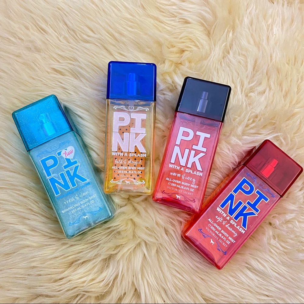Vintage Victoria’s Secret PINK Mist x4
